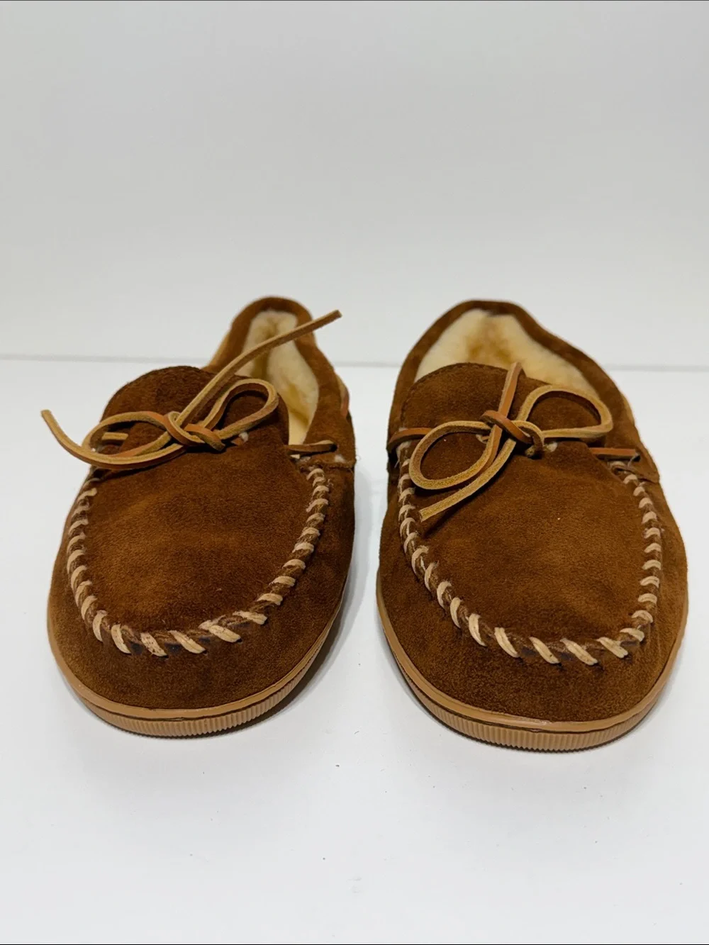 Minnetonka Moccasin Brown Slippers